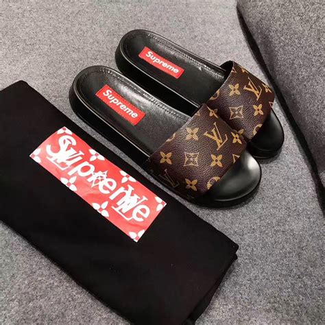 louis vuitton slippers supreme|louis vuitton slipper boots.